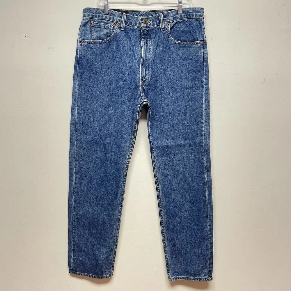 Vintage Levi’s 505 Regular Fit Straight Leg Jeans Men's W38 L32 Made in Canada